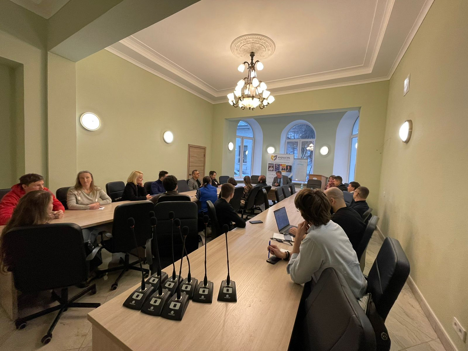 Встреча ректора Московского университета имени А.С. Грибоедова Гриба  В.В. с аспирантами