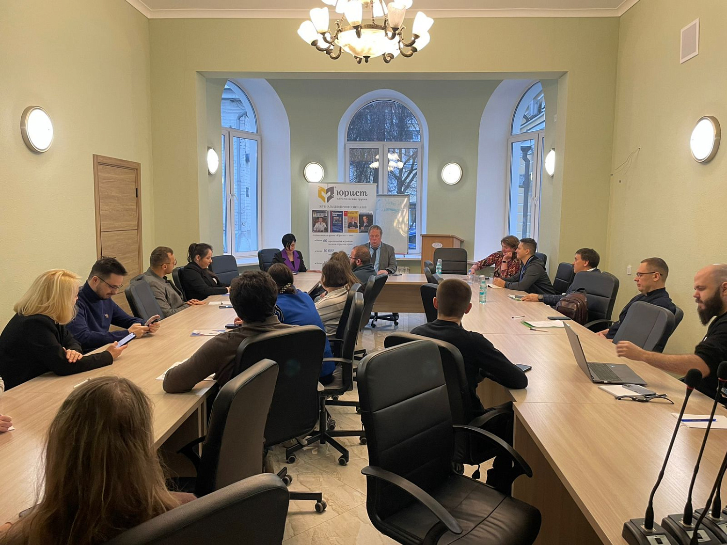 Встреча ректора Московского университета имени А.С. Грибоедова Гриба  В.В. с аспирантами