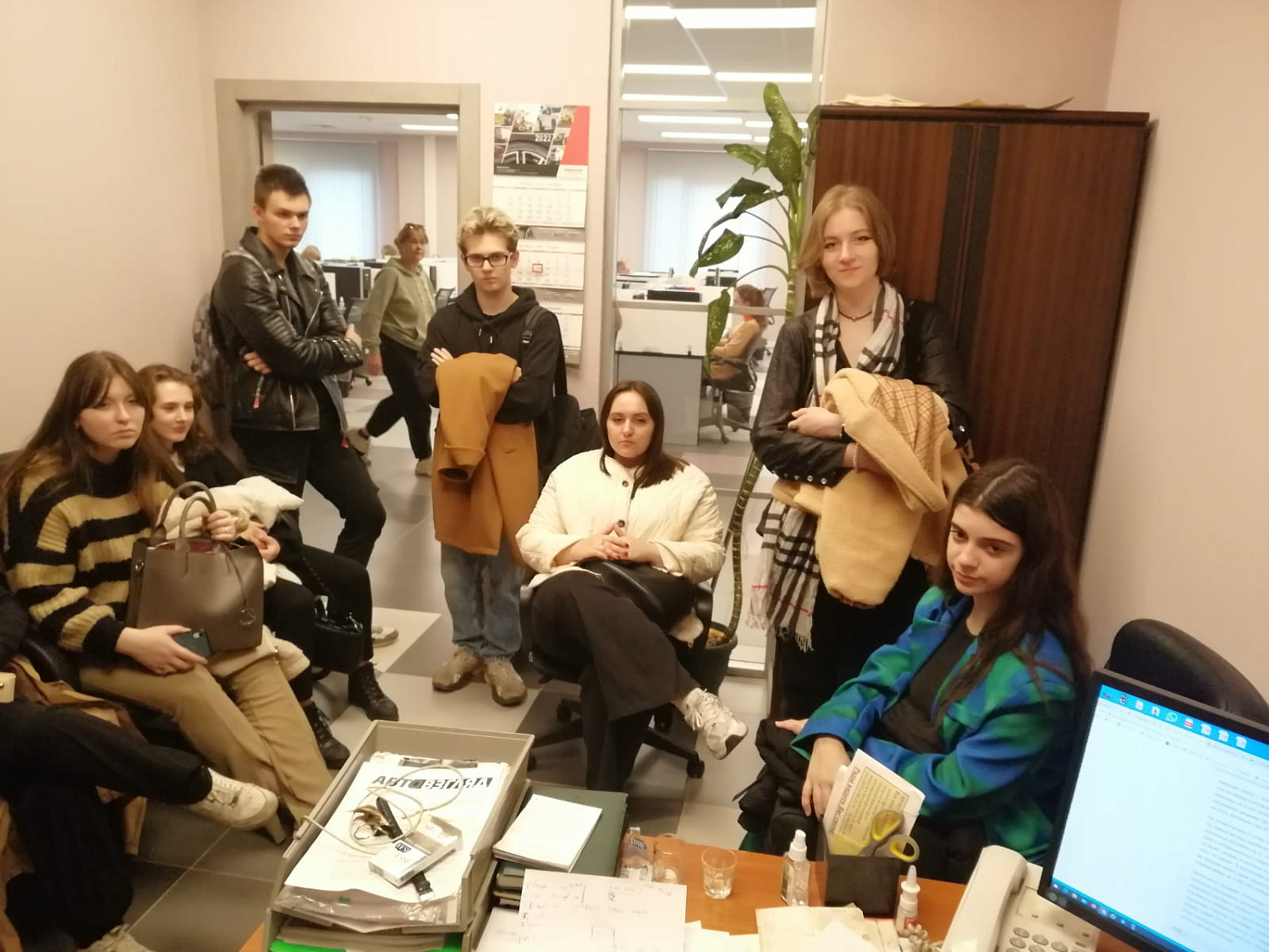В гостях у "Московского комсомольца" побывали первокурсники факультета журналистики ИМПЭ им. А.С. Грибоедова