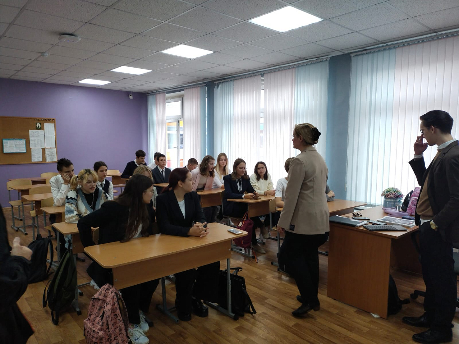 Мастер-класс «Идея университета: зачем нам высшее образование?» в школе-гимназии № 1526