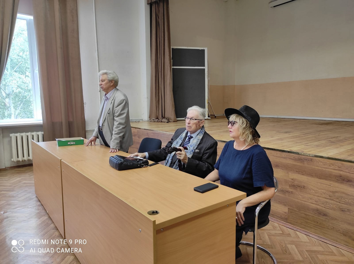 1 сентября с первокурсниками факультета журналистики встретились его основатели