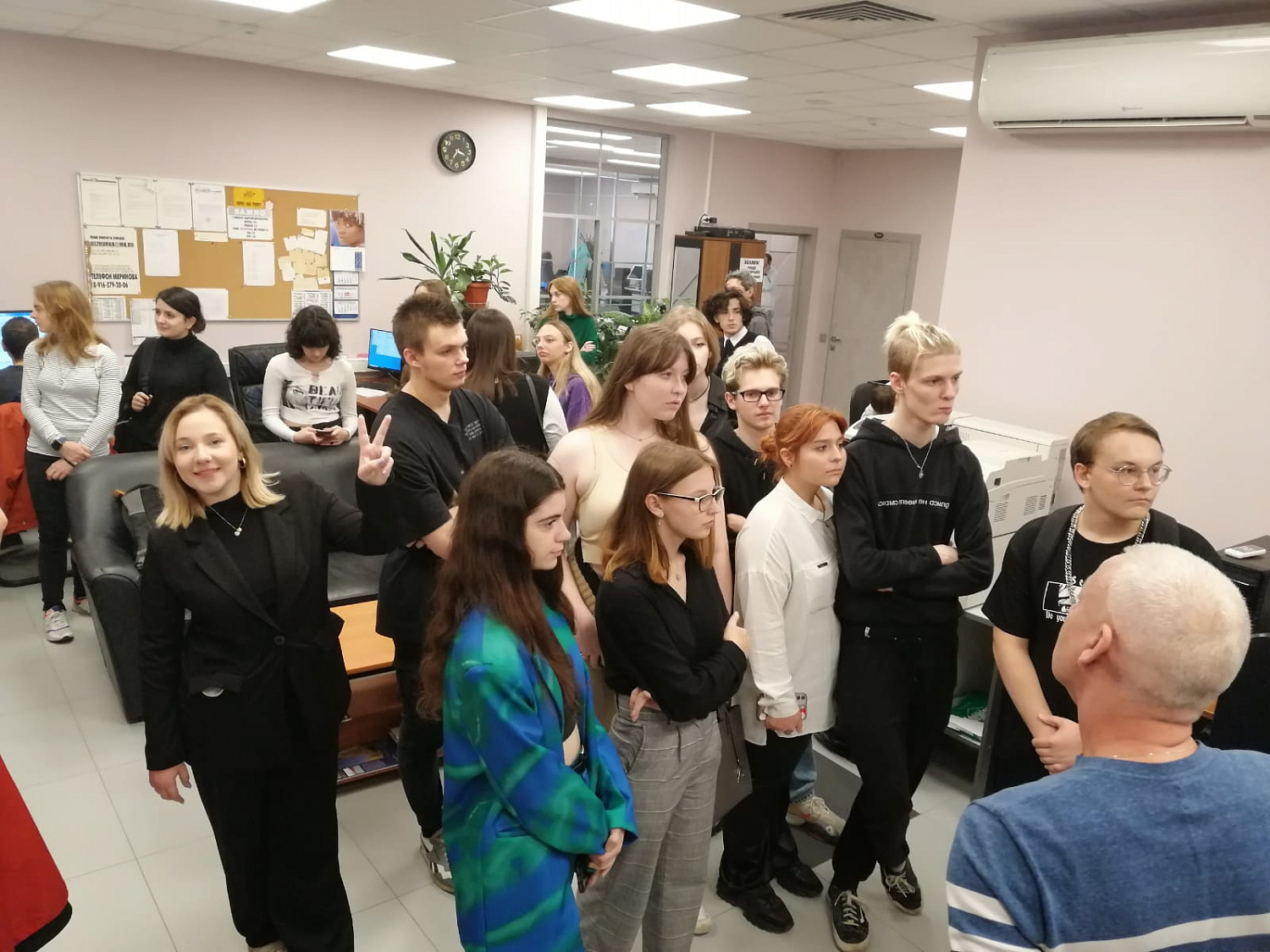 В гостях у "Московского комсомольца" побывали первокурсники факультета журналистики ИМПЭ им. А.С. Грибоедова