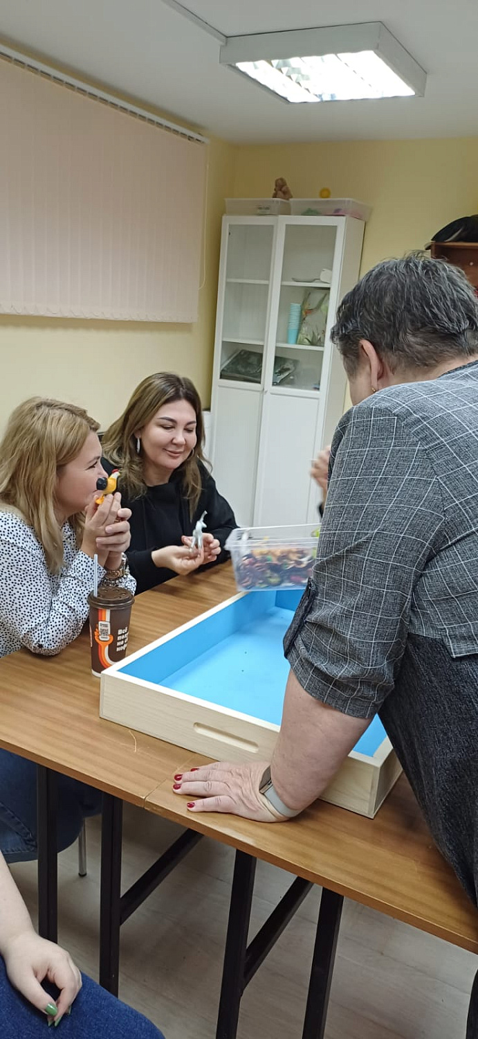 Мастер-класс «Песочная терапия» на факультете психологии 