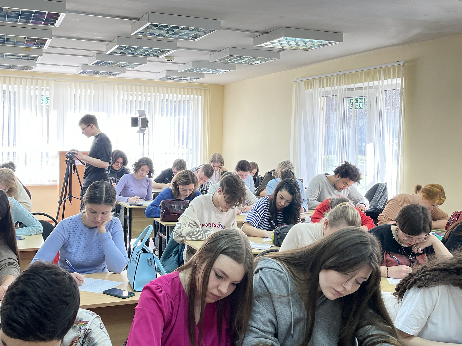 Тотальный диктант прошел в стенах Московского университета имени А.С. Грибоедова