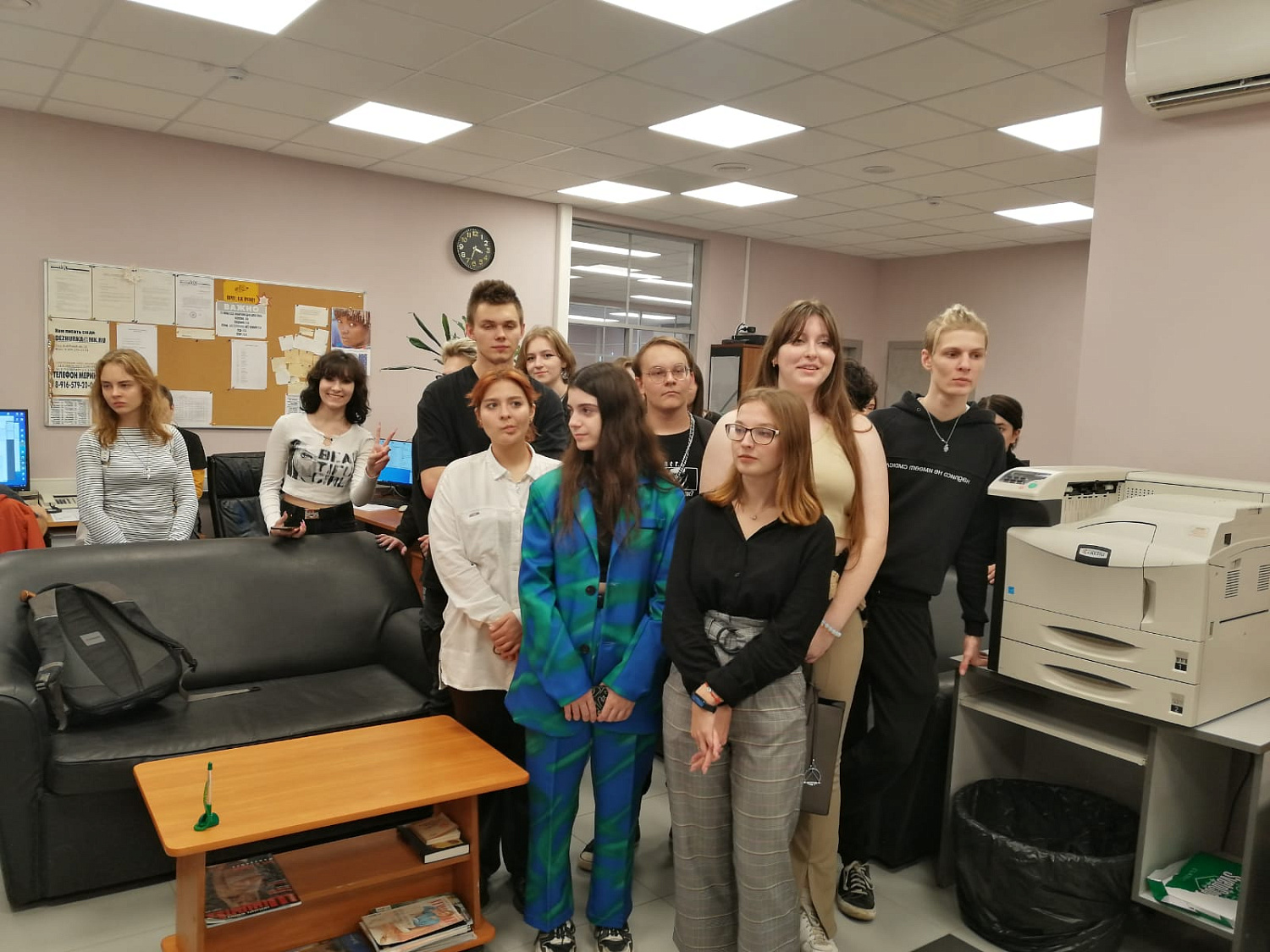 В гостях у "Московского комсомольца" побывали первокурсники факультета журналистики ИМПЭ им. А.С. Грибоедова