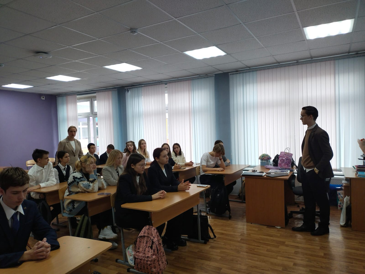Мастер-класс «Идея университета: зачем нам высшее образование?» в школе-гимназии № 1526